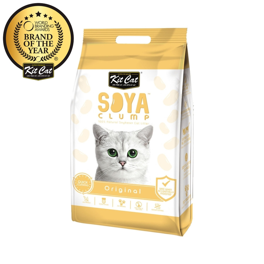 Kit Cat SoyaClump Soybean Litter соевый биоразлагаемый комкующийся  наполнитель | Купить в Набережных Челнах